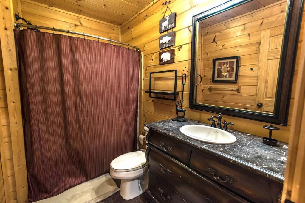 Private Creekside Cabin+Hot Tub,Pool Table, & Pets Ellijay Exteriér fotografie
