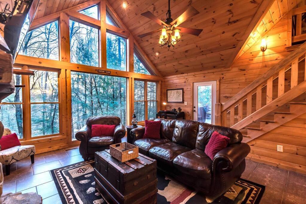 Private Creekside Cabin+Hot Tub,Pool Table, & Pets Ellijay Exteriér fotografie