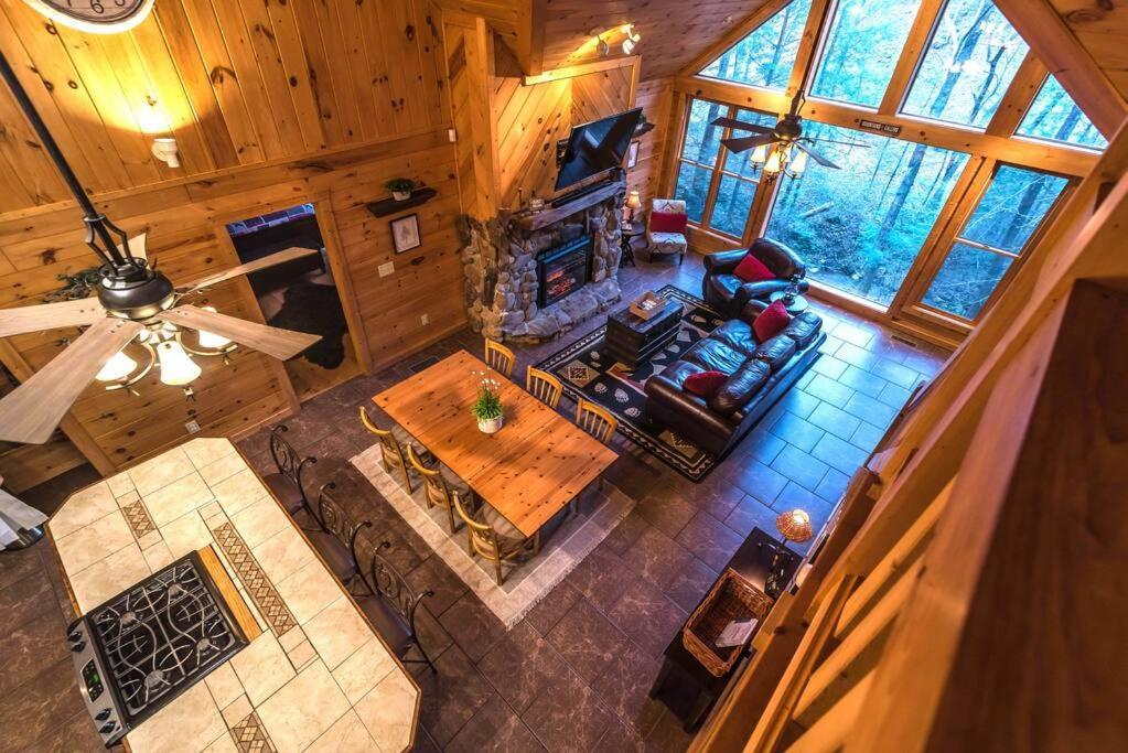 Private Creekside Cabin+Hot Tub,Pool Table, & Pets Ellijay Exteriér fotografie
